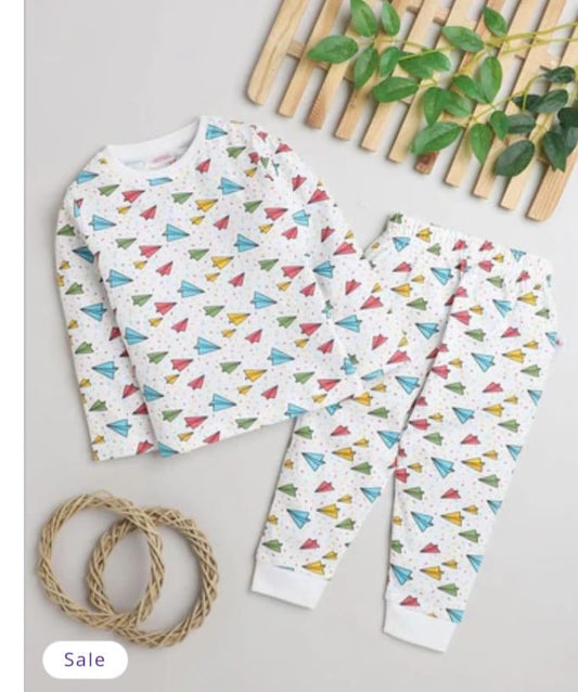 Robe Fashions "Paper Planes" Pajama Set