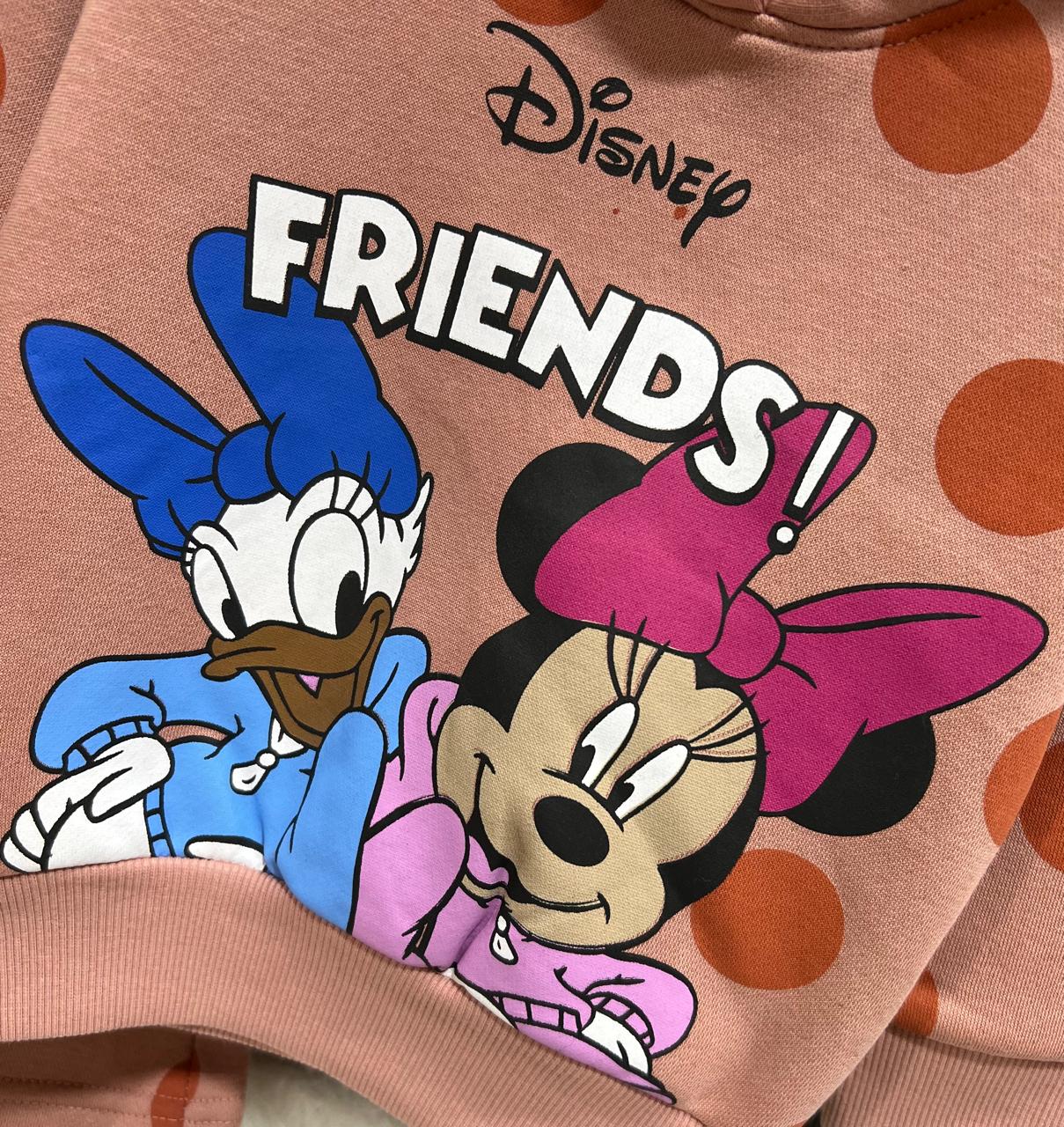 Kids' Disney Friends Hoodie & Jogger Set - Polka Dot Design